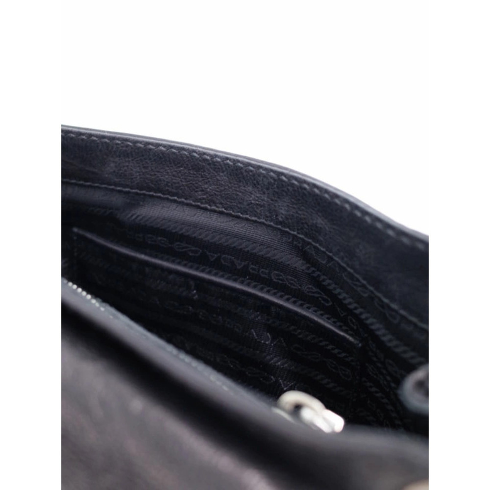 Prada Leather Flap Chain Shoulder Bag black - Picture 9 of 9